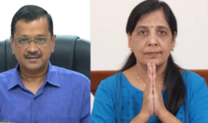 sunita kejriwal and arvind kejriwal 