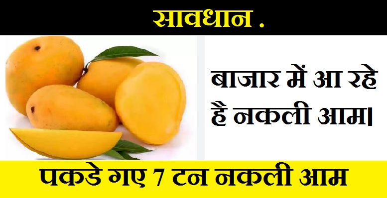 Fake Mango in Tamil Nadu: तमिलनाडु में पकडे गए 7 टन नकली आम।